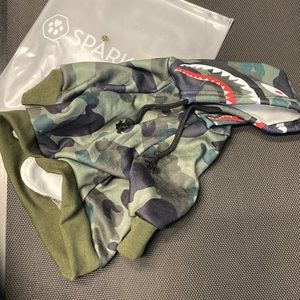Spark Paws doggie camo hoodie